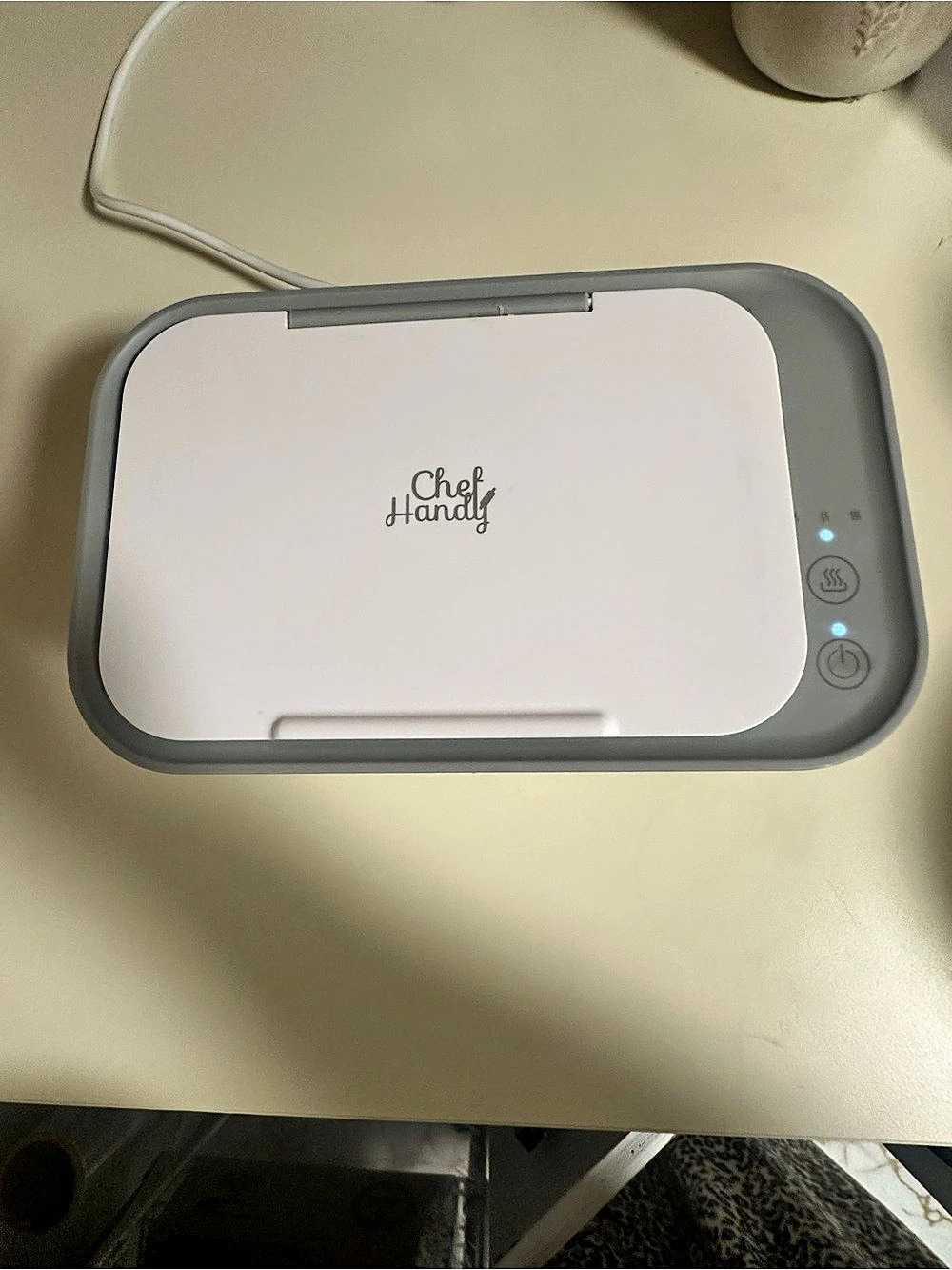 Chef Handy Food Storage Container White & Gray